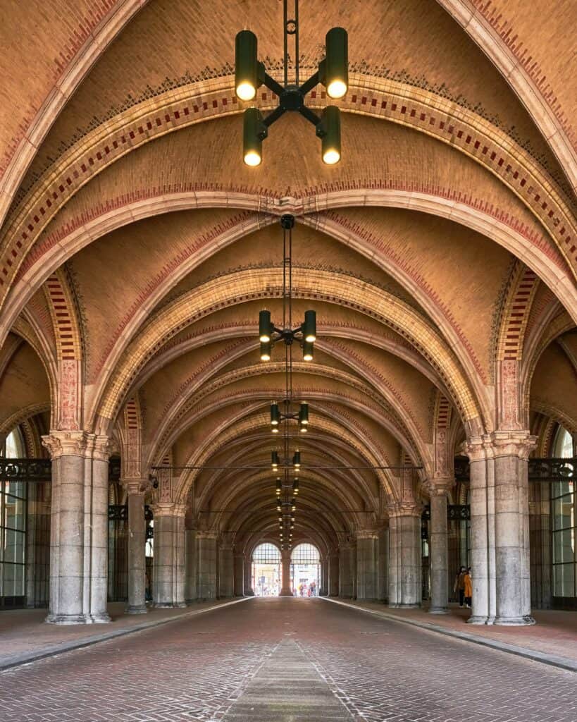 architecture below the rijksmuseum