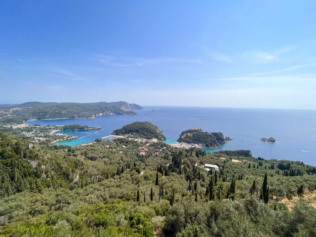 Paleokastritsa from above