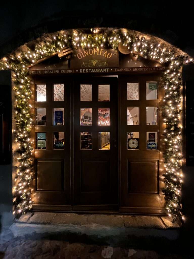 Restaurant in Monemvasia